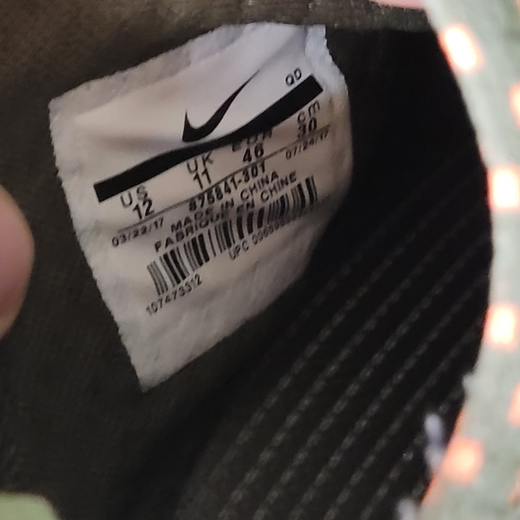 Nike Air Huarache Run Ultra SE Cargo Khaki Olive Crimson 875841-301 Mens Sz 12 - Picture 6 of 6